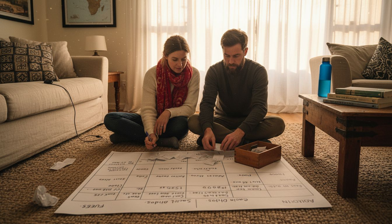 Couple tracking hidden safari expenses