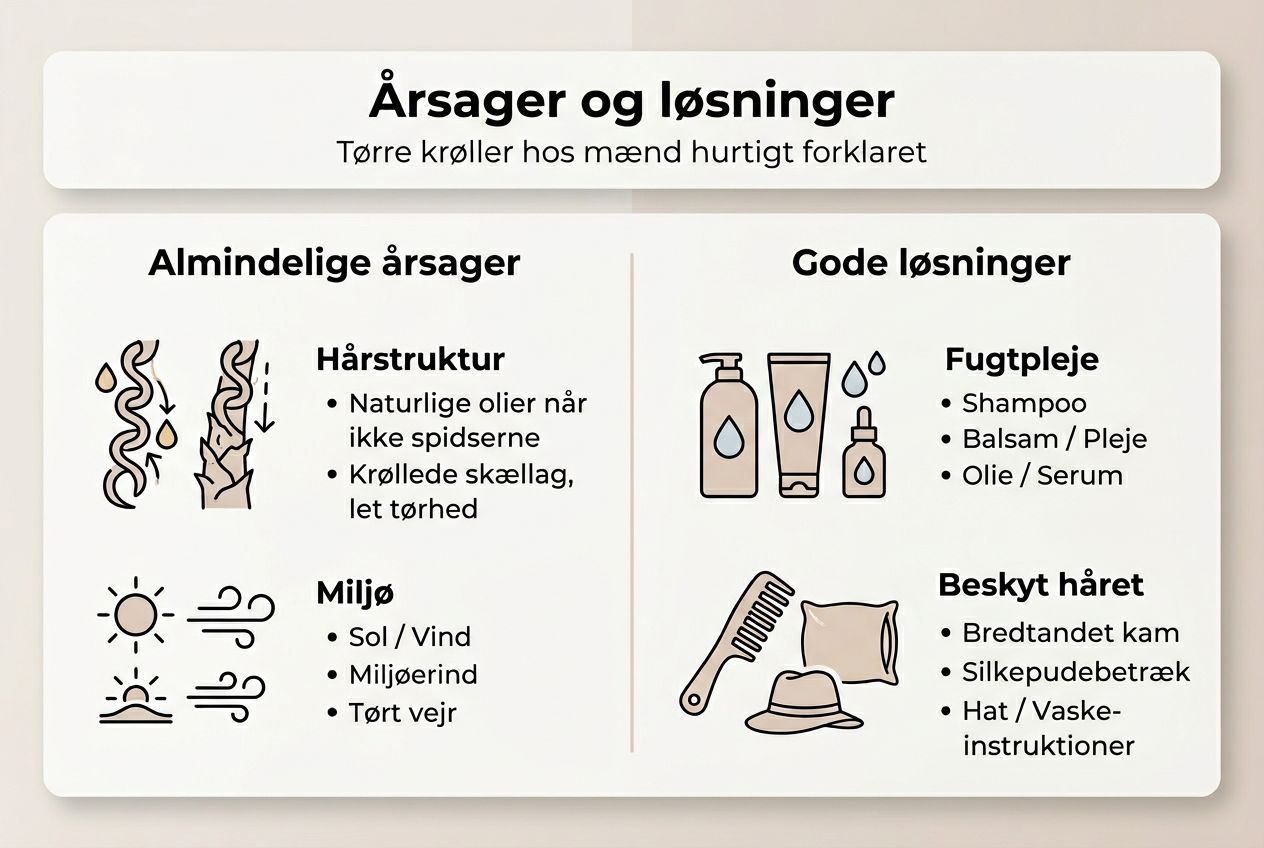 Få overblik: Derfor bliver dine krøller tørre – og sådan løser du det