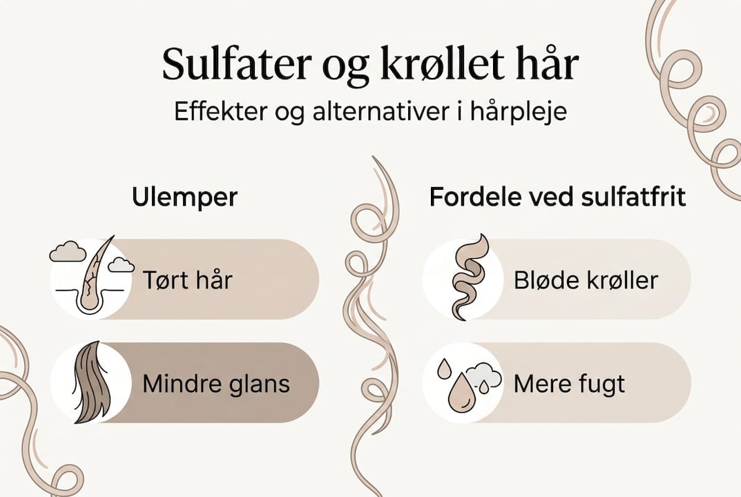 Infografik: Sådan påvirker sulfater dit krøllede hår