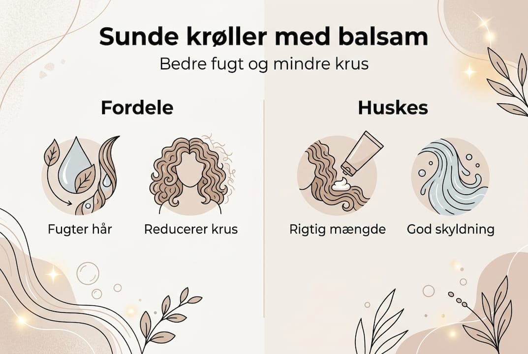 Se vores infografik: Derfor er balsam et must for dig med krøller