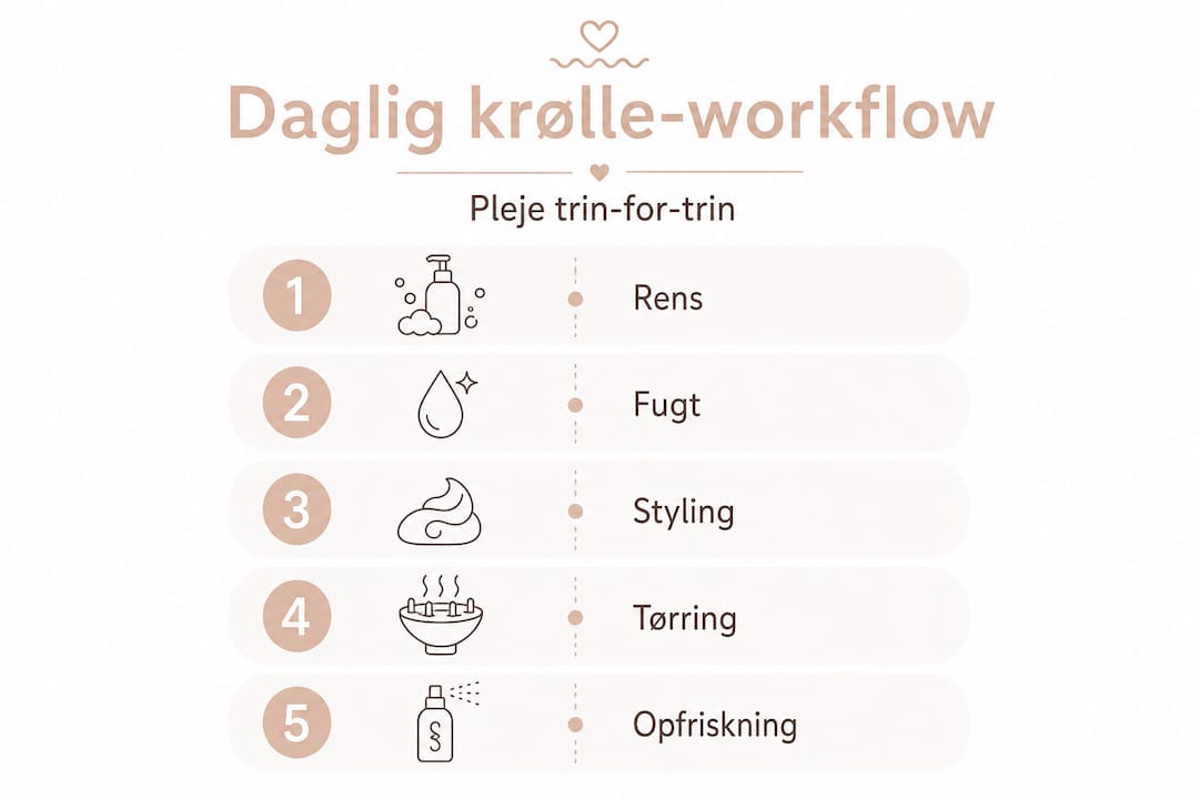 Oversigt: Sådan styler du krøller i 5 trin – din daglige rutine
