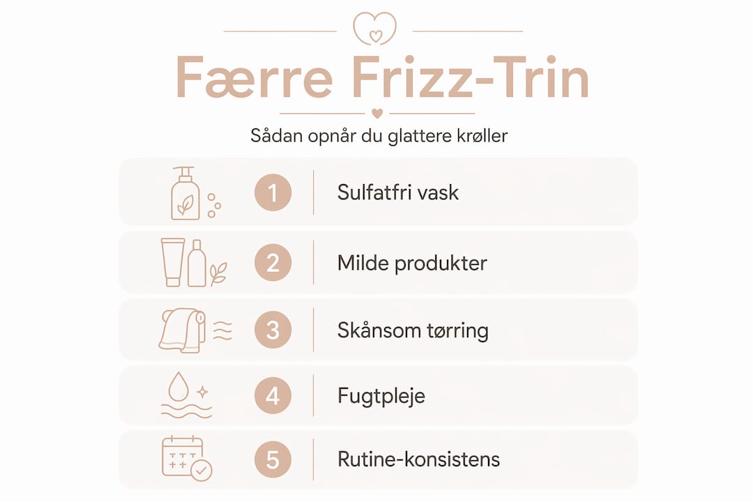 Guide: Sådan slipper du for kruset hår – trin for trin
