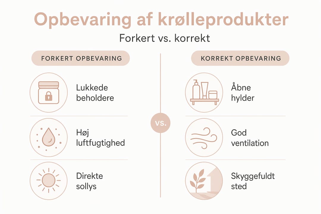 Infografik: Sådan opbevarer du rigtigt – se forskellen på god og dårlig opbevaring