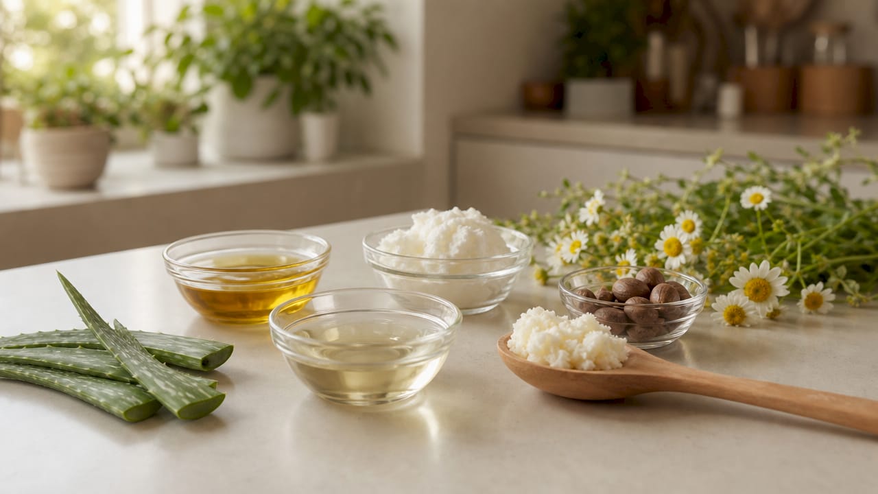 Gode, naturlige ingredienser til krøllet hår – lige ved hånden