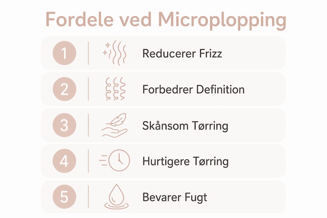 Grafik: De fem største fordele ved microplopping – trin for trin