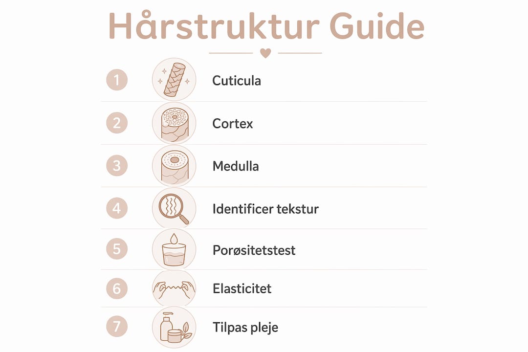 Grafik: Sådan er dit hår opbygget – og sådan plejer du det trin for trin