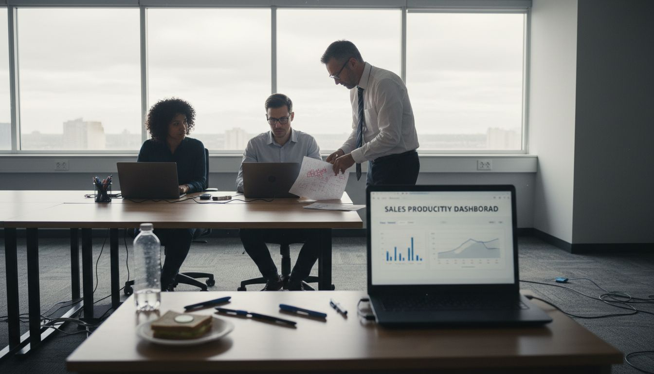 Team using CRM automation for productivity