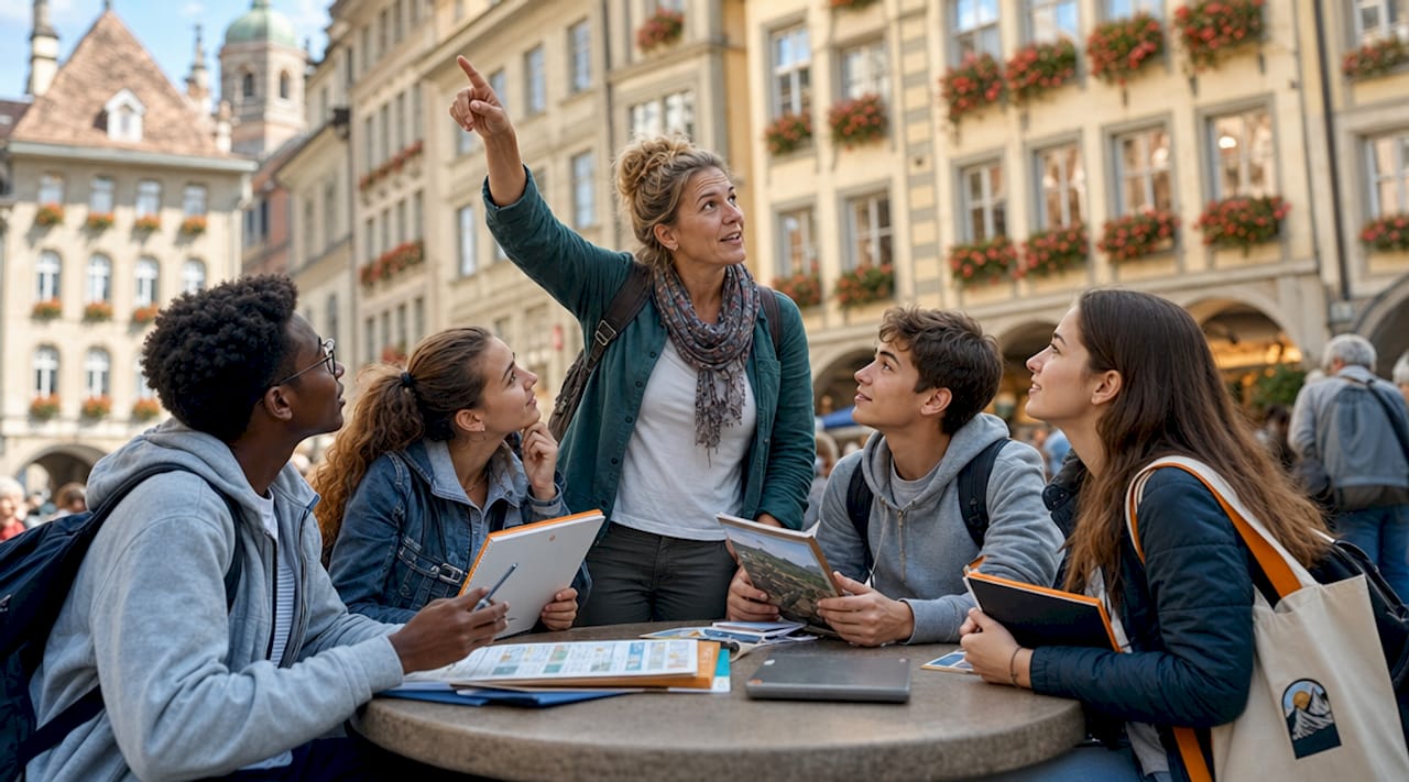 Why Choose Educational Travel for Students: 2026 Guide 2 Students learning about culture outdoors during travel