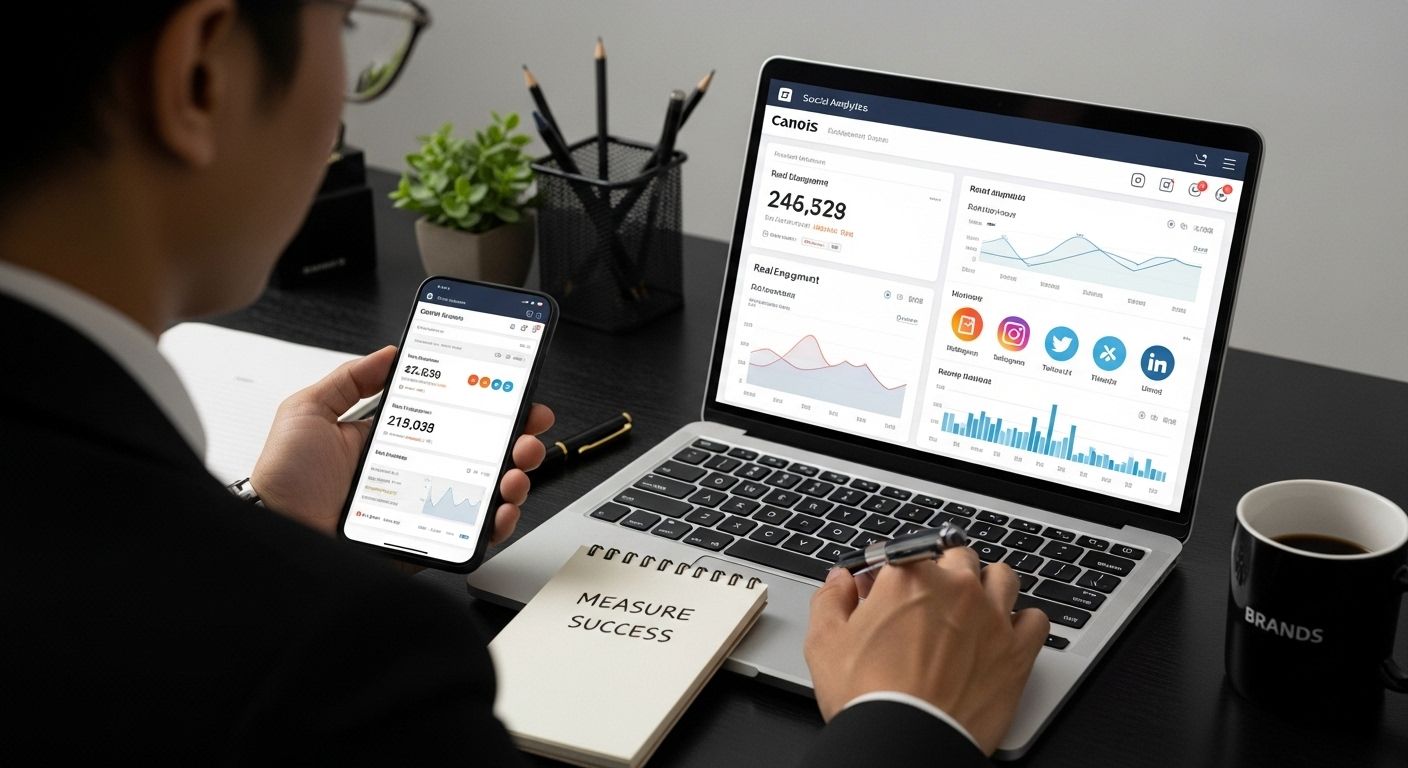 measure social media success analytics