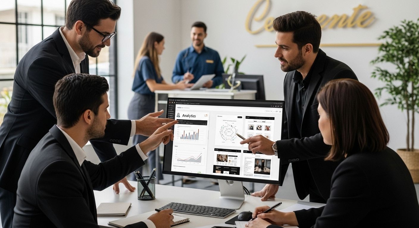 website conversion, service business, team collaboration