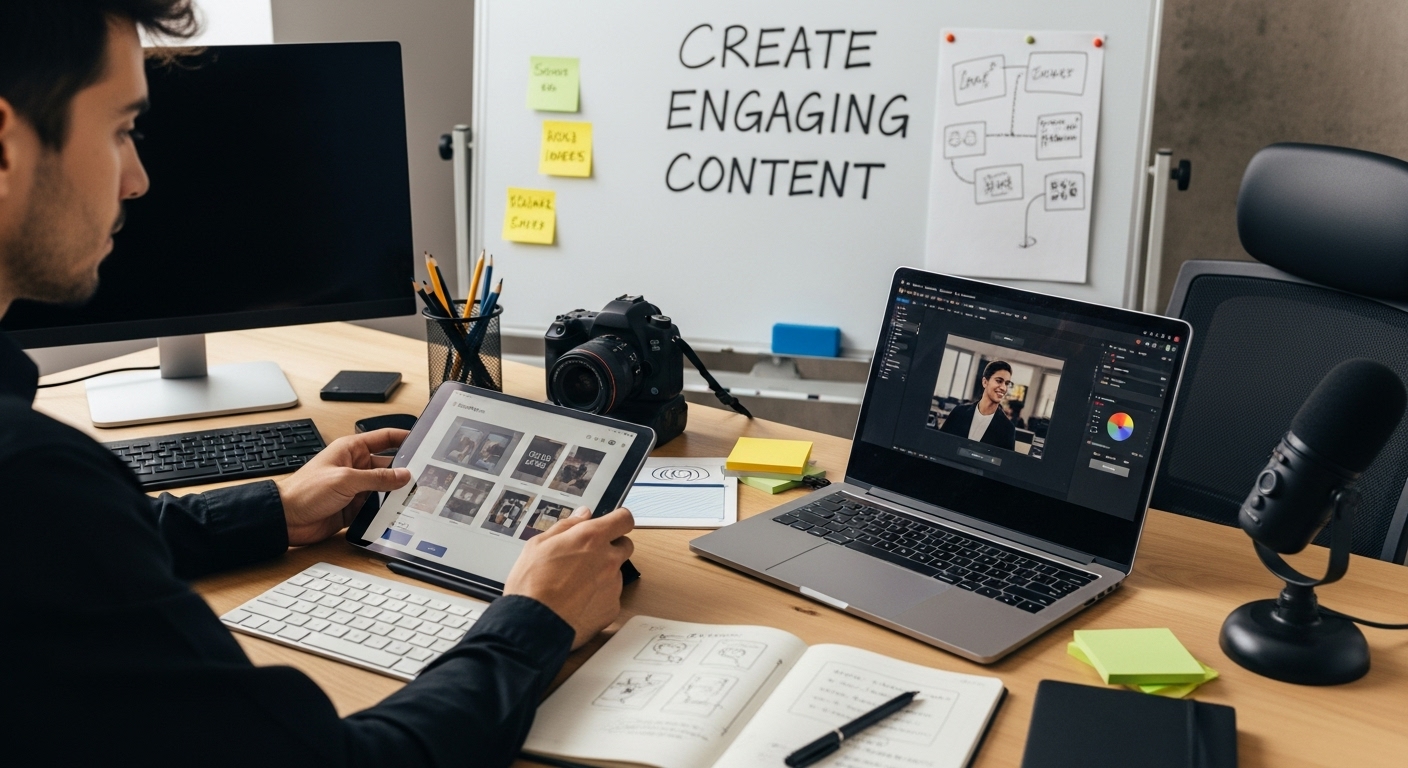 content creation social media