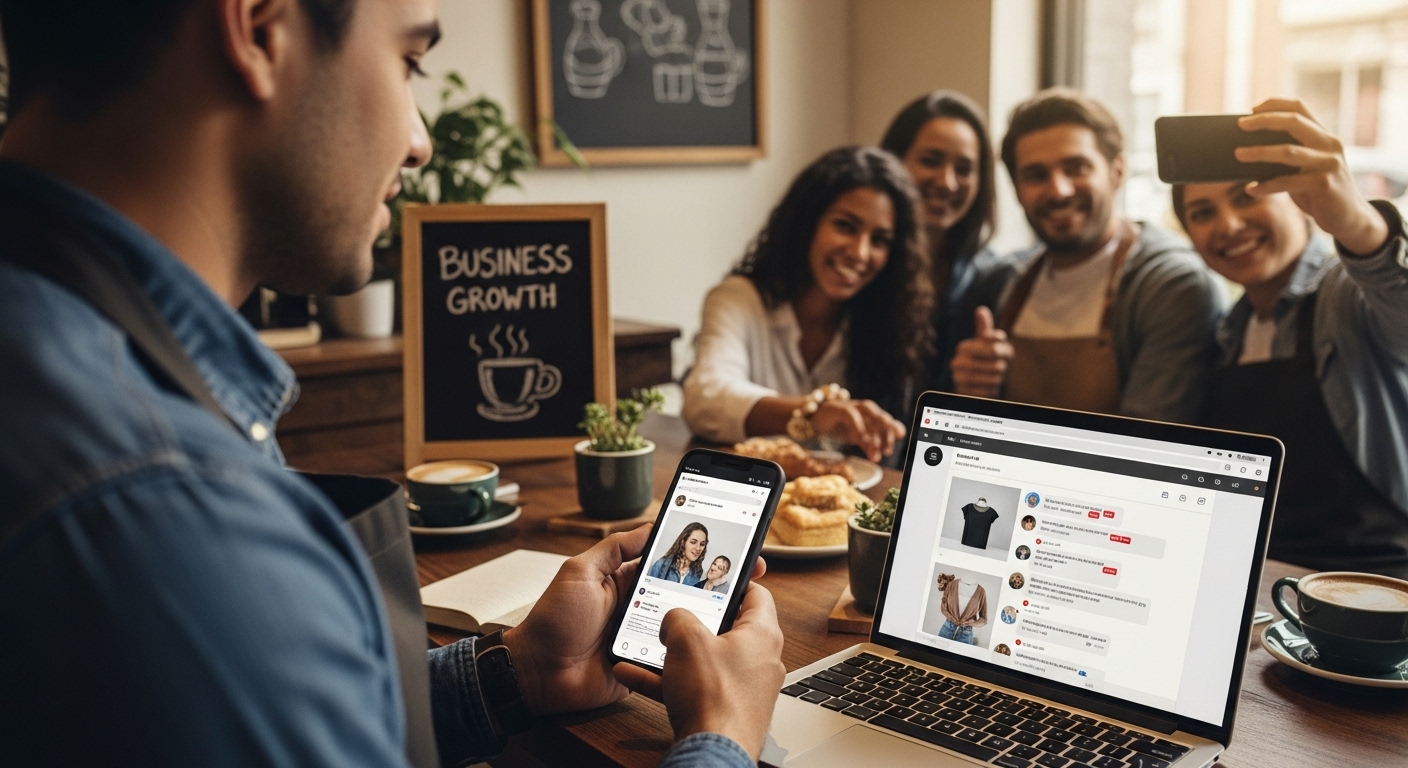 business growth social media