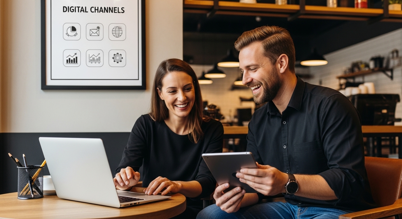 digital channels business meeting