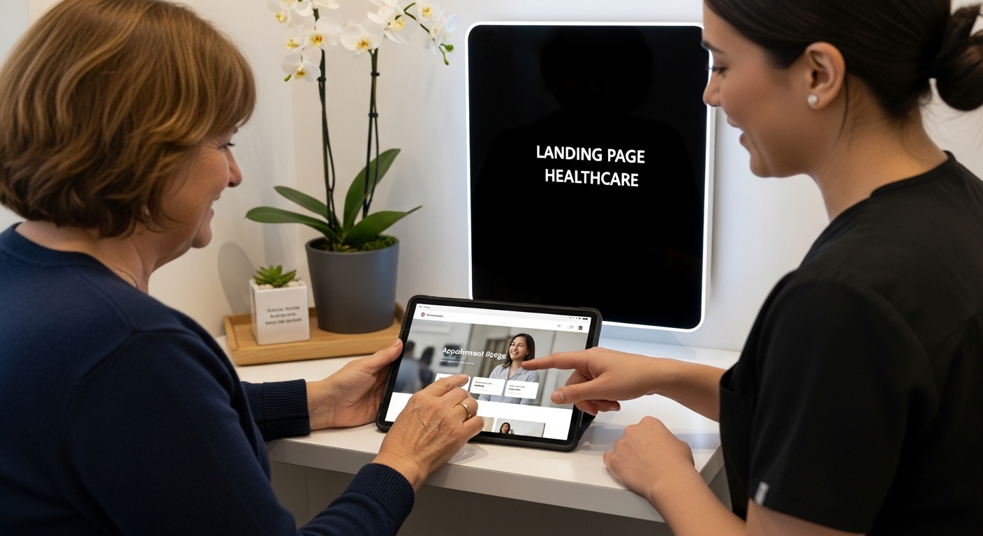 landing page healthcare