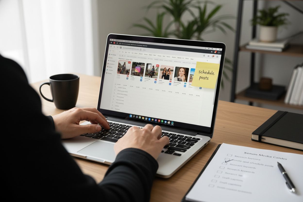 schedule social media posts