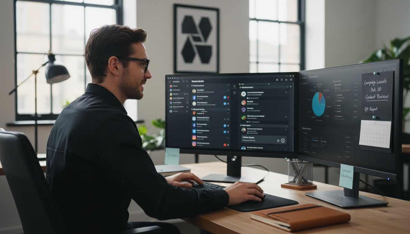 brand manager responding messages