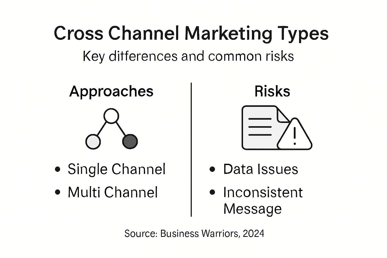 Infographic shows main types and risks overview