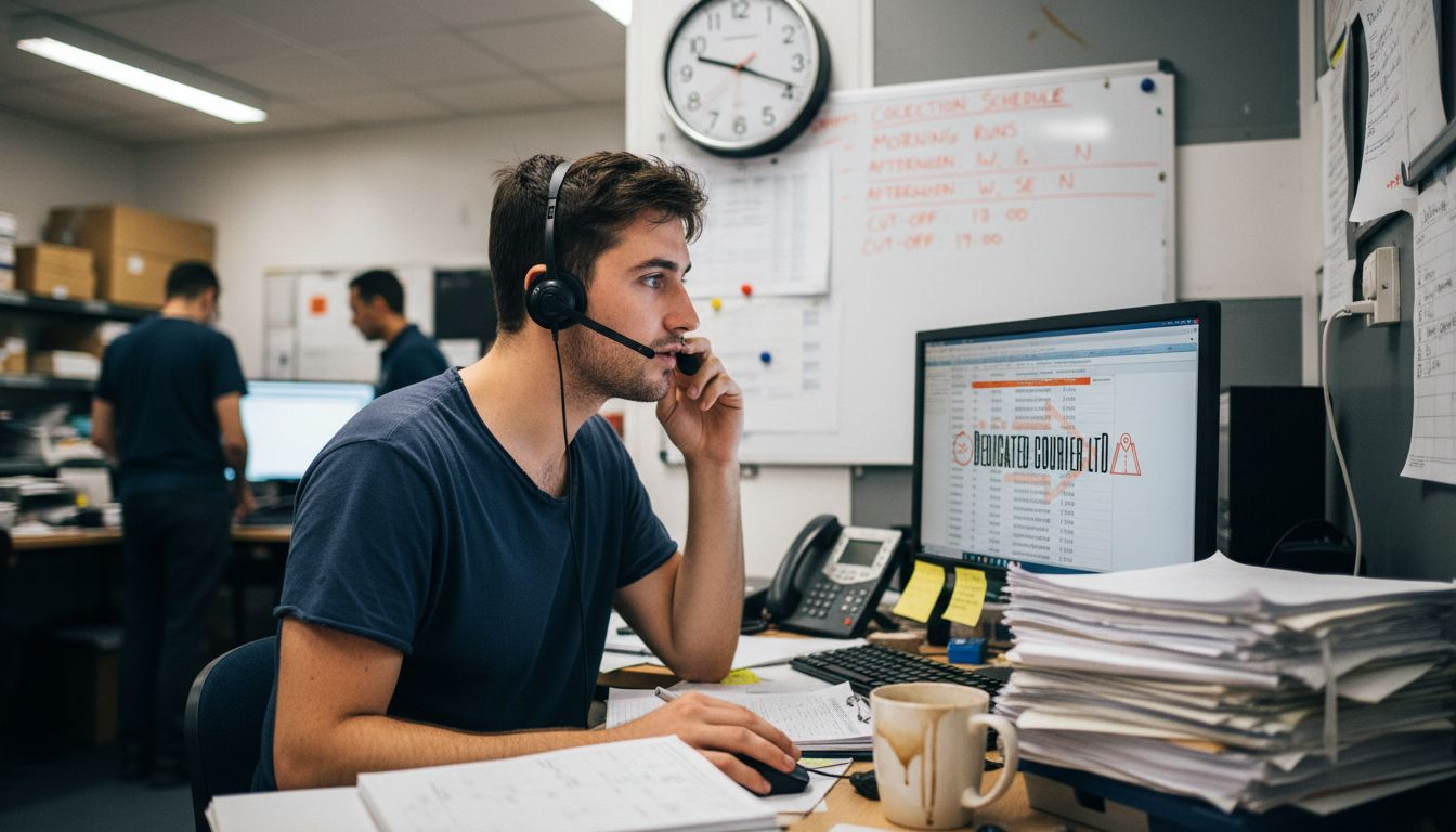 Dispatcher scheduling urgent pickup times