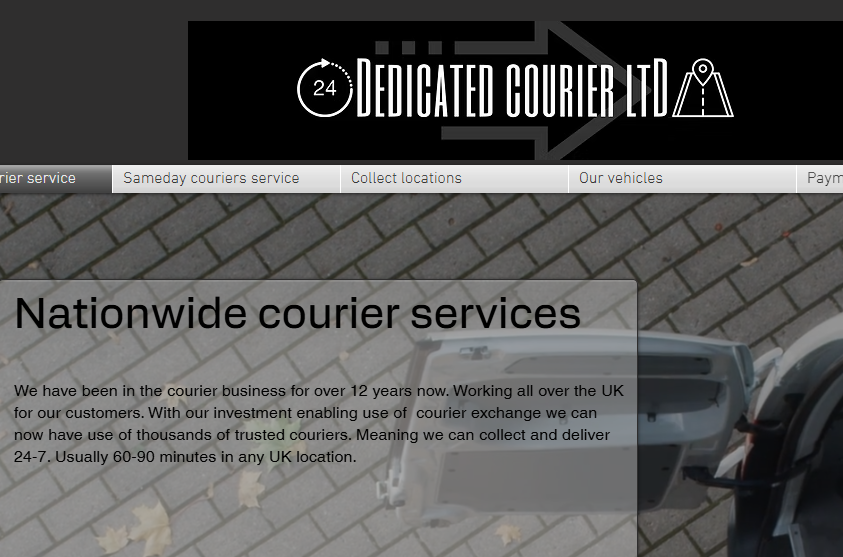 https://dedicatedsamedaycourier.co.uk