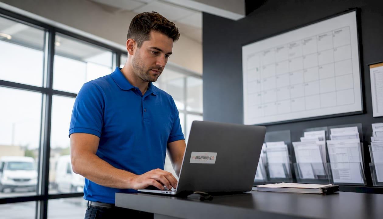 Coordinator booking same-day LWB Transit delivery