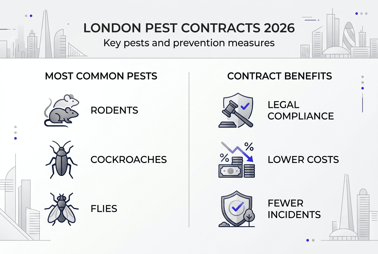 Infographic: common pests and contract benefits