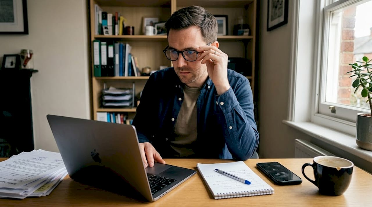 Manager integrating APIs in home office