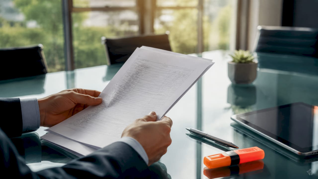 Hands reviewing legal guest data requirements