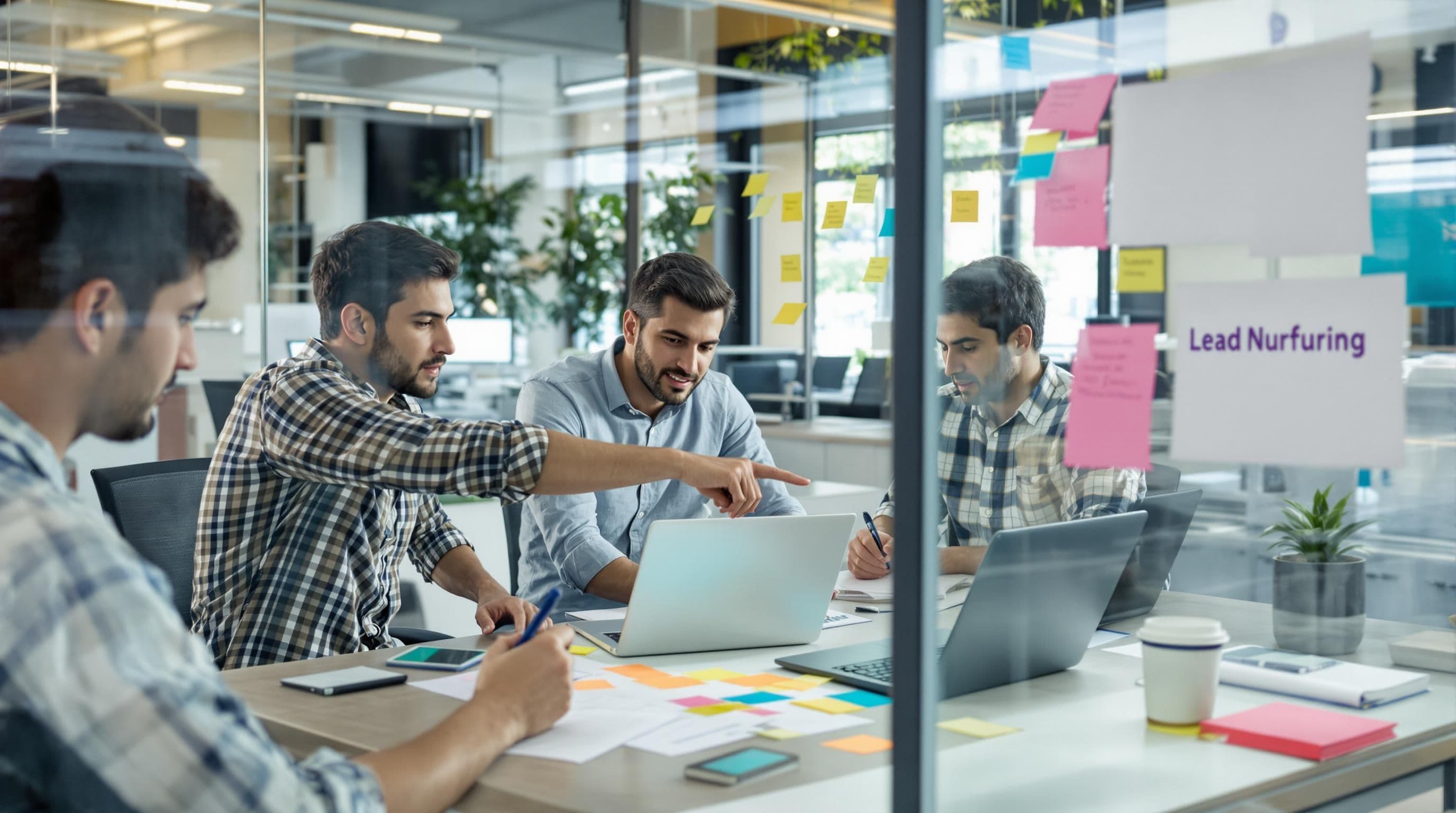 Entrepreneurs review information during the sales funnel evaluation phase