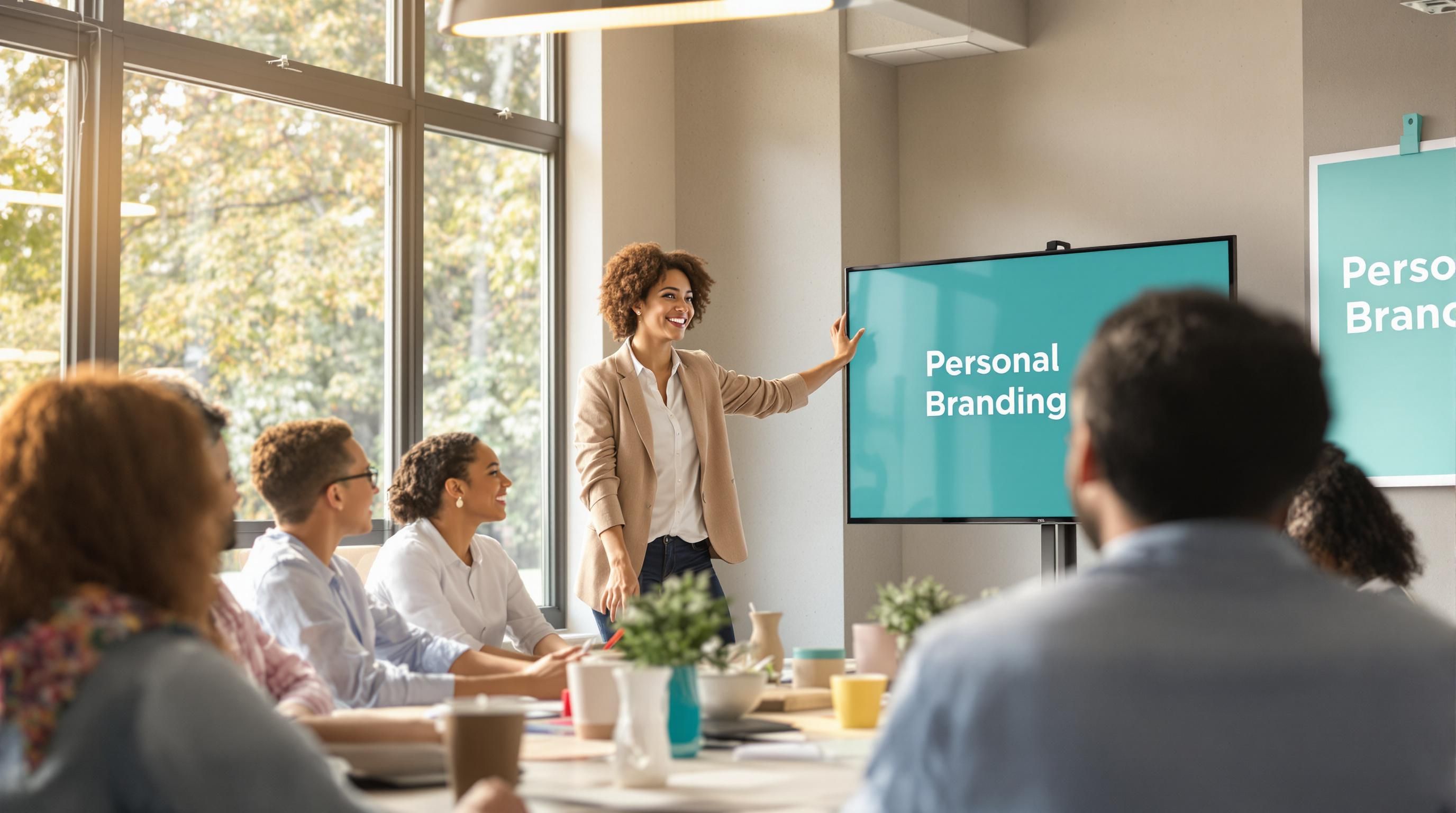 personal branding office meeting