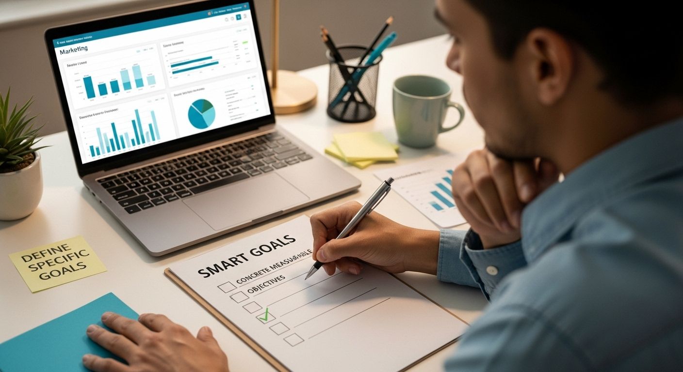 SMART goals marketing demonstration