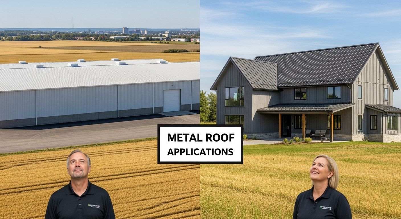 metal roofing applications