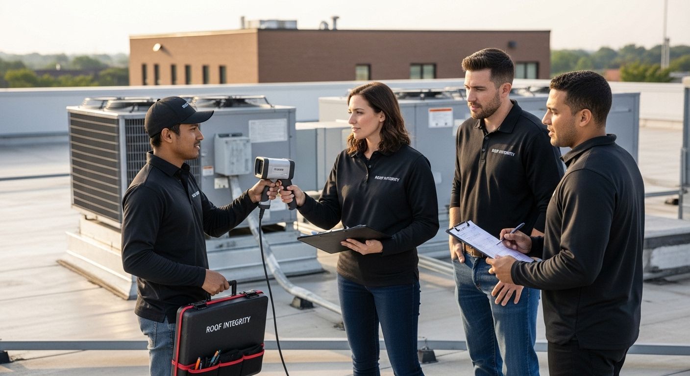 commercial roof assessment team