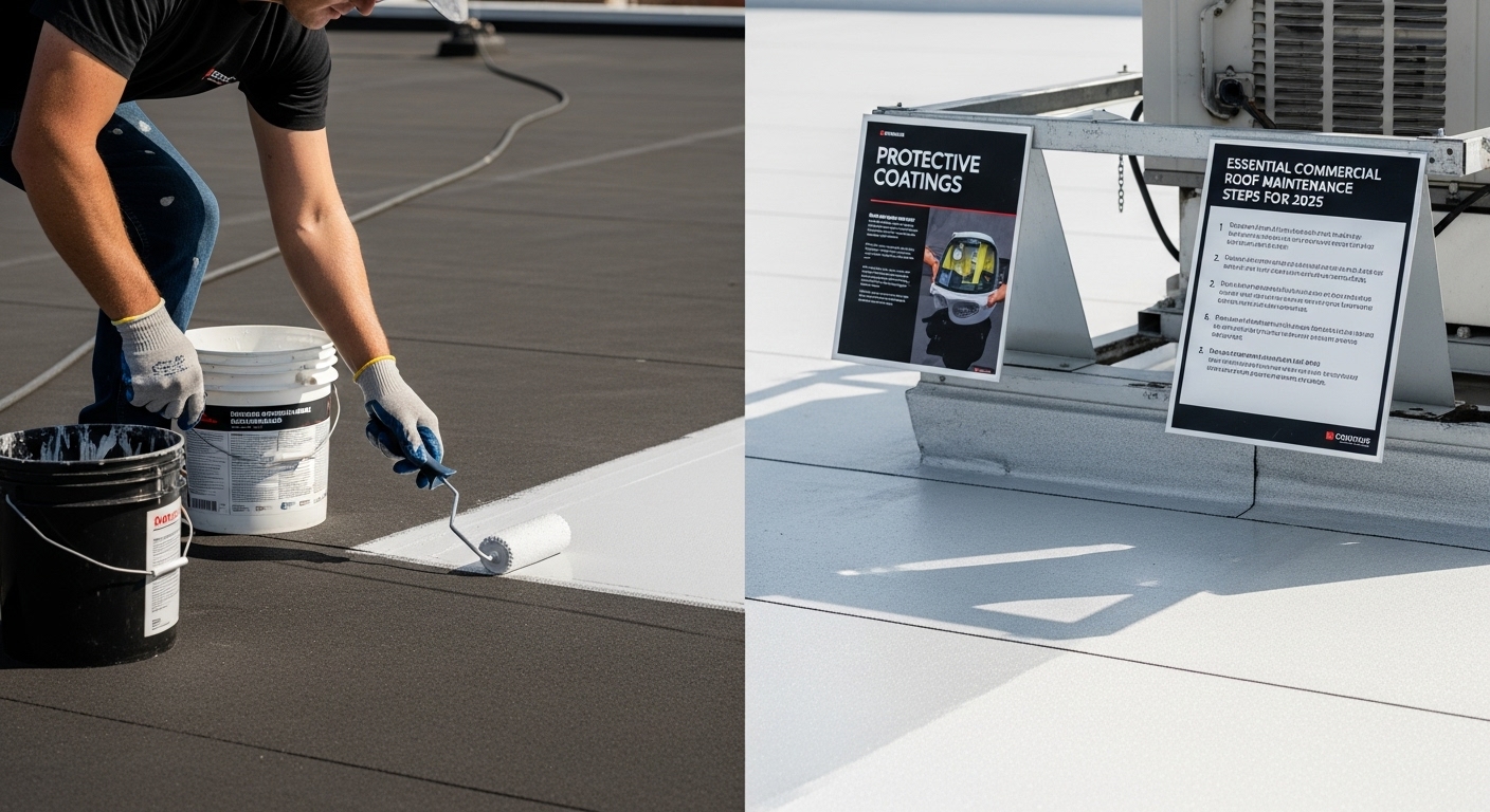 roof coating application