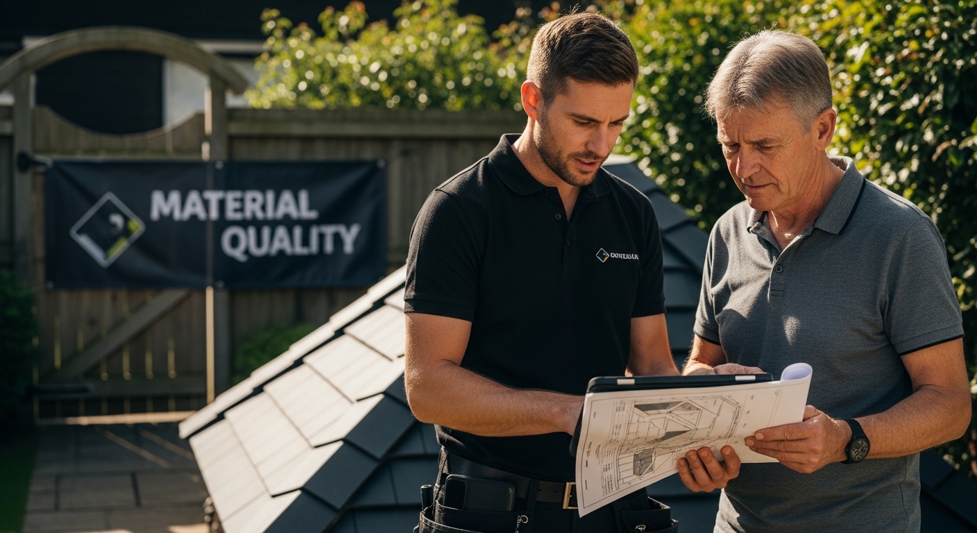 roofing material quality inspection