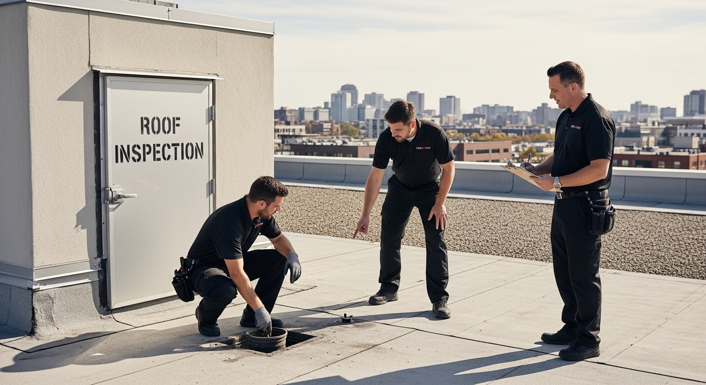 built-up roof inspection