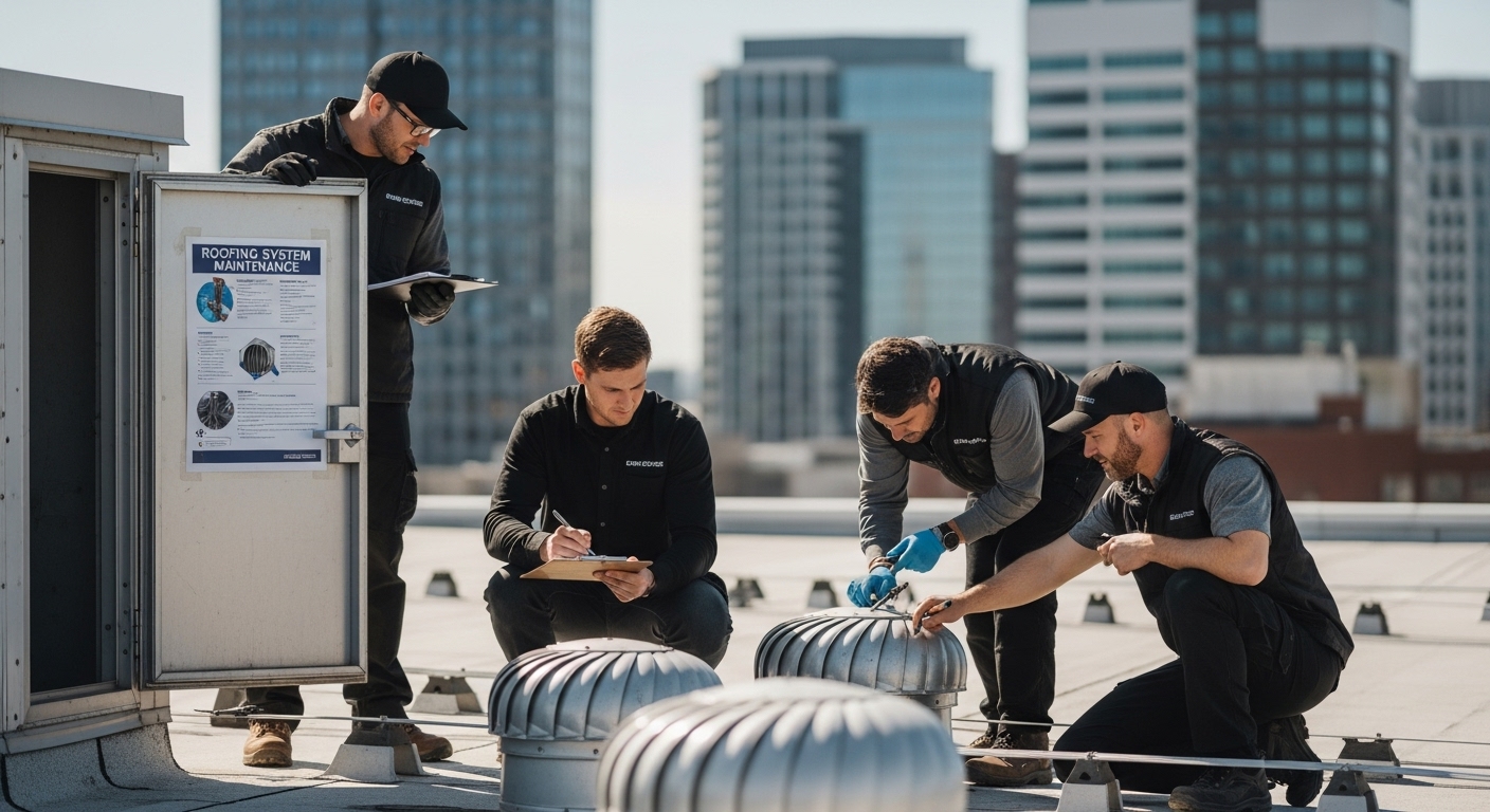 roof inspection team
