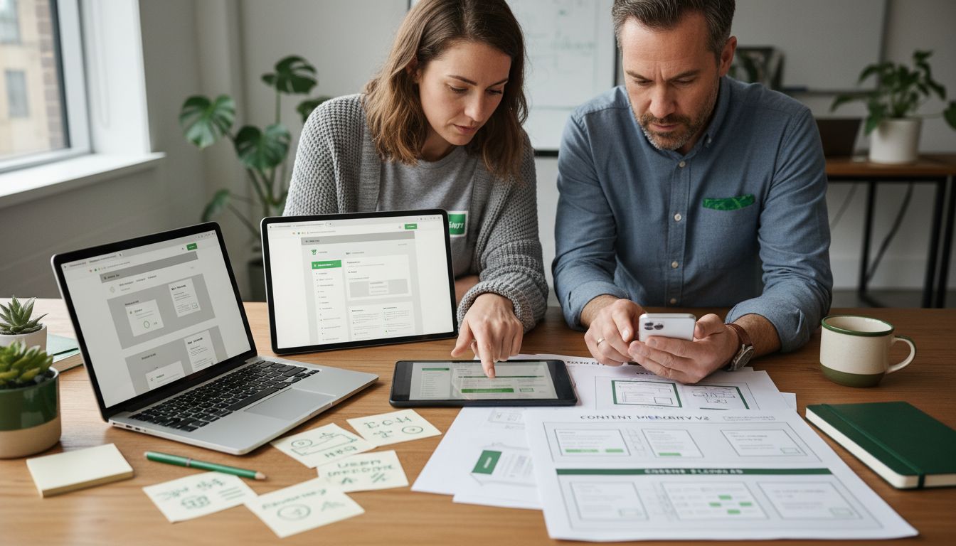 website navigation design