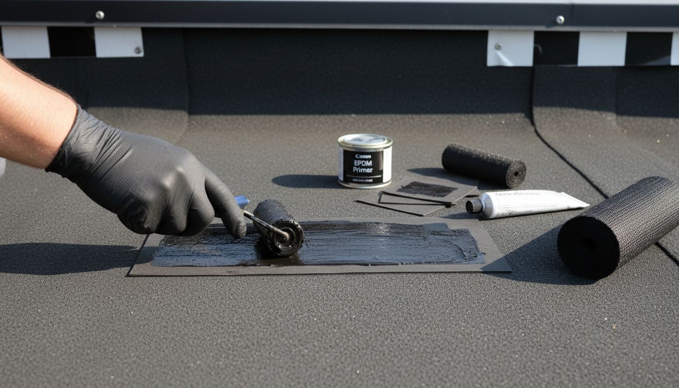 EPDM patch repair