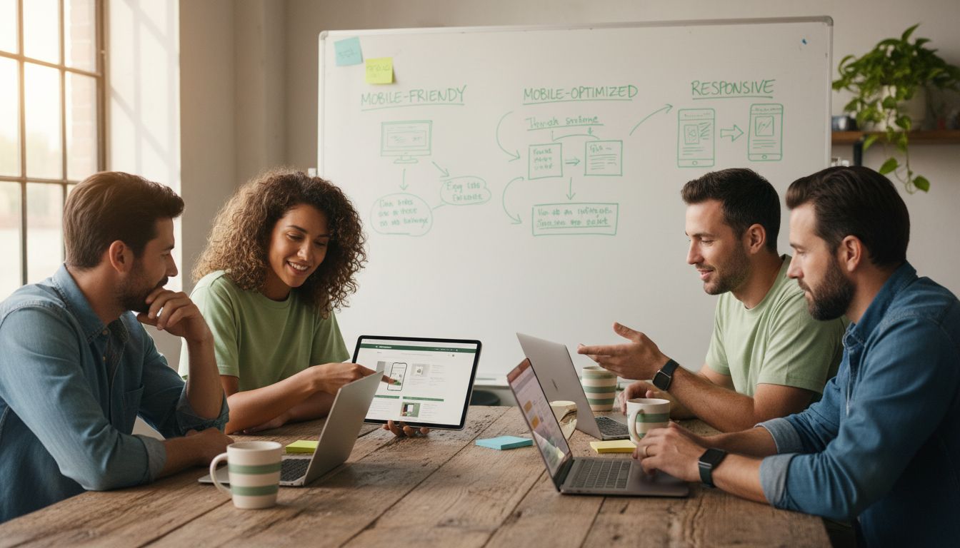 mobile website design types