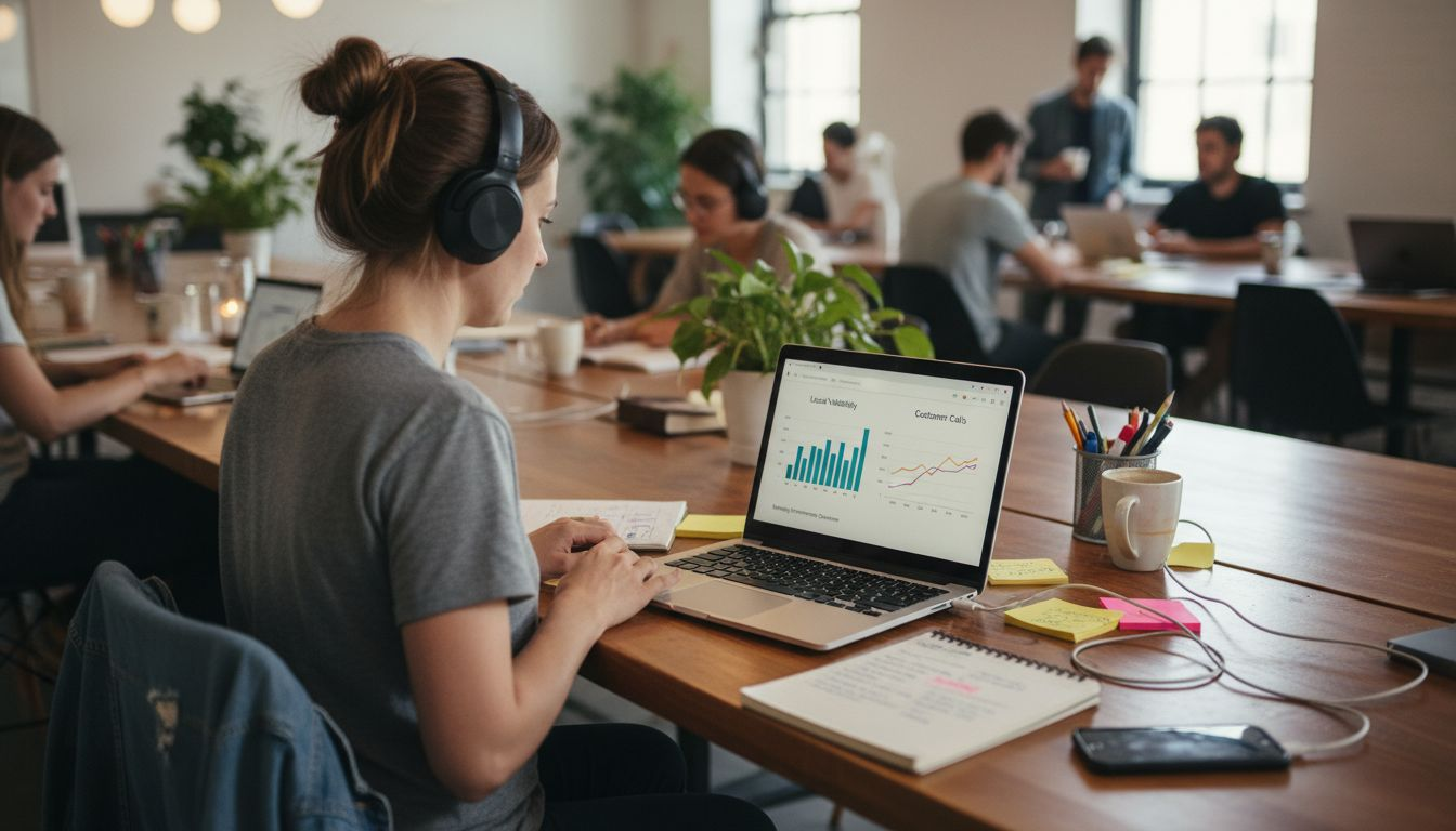 Manager viewing local SEO performance dashboard