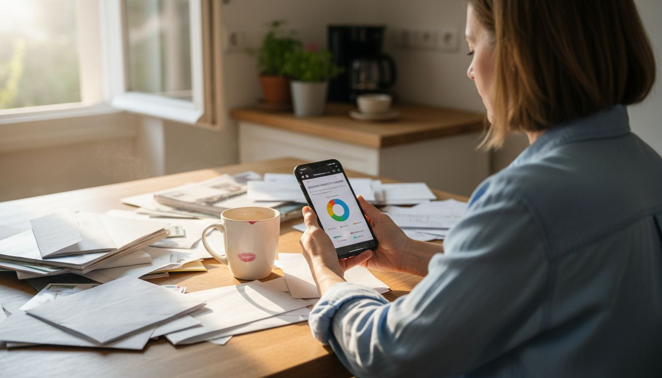 Woman reviewing Google Business Profile insights