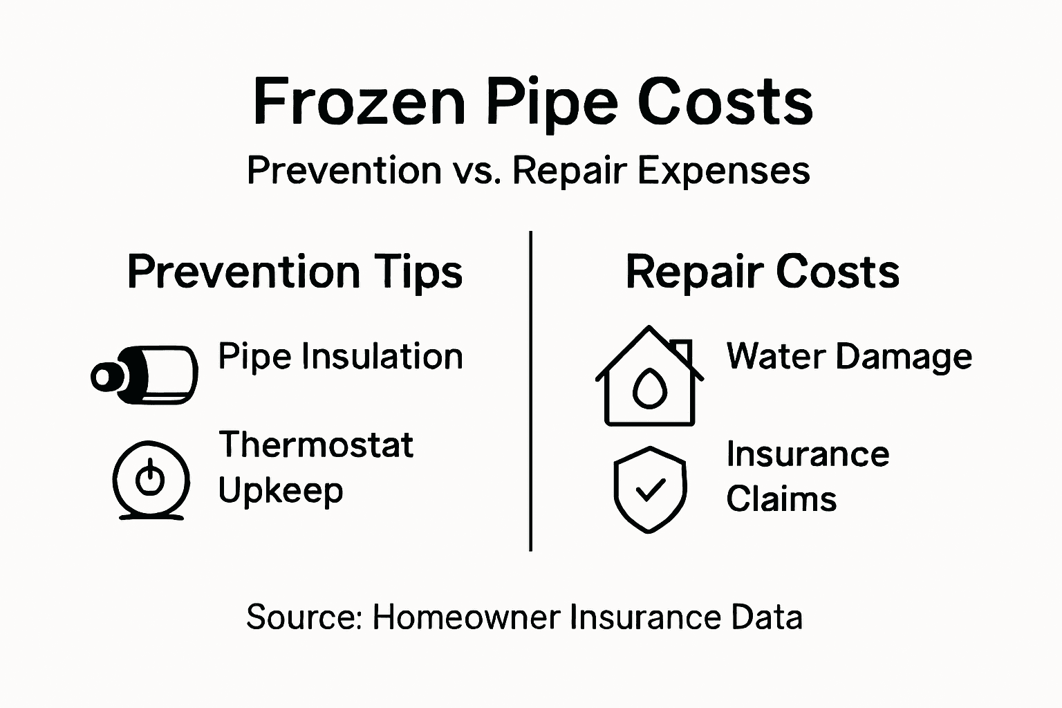 Infographic on prevention versus repair costs