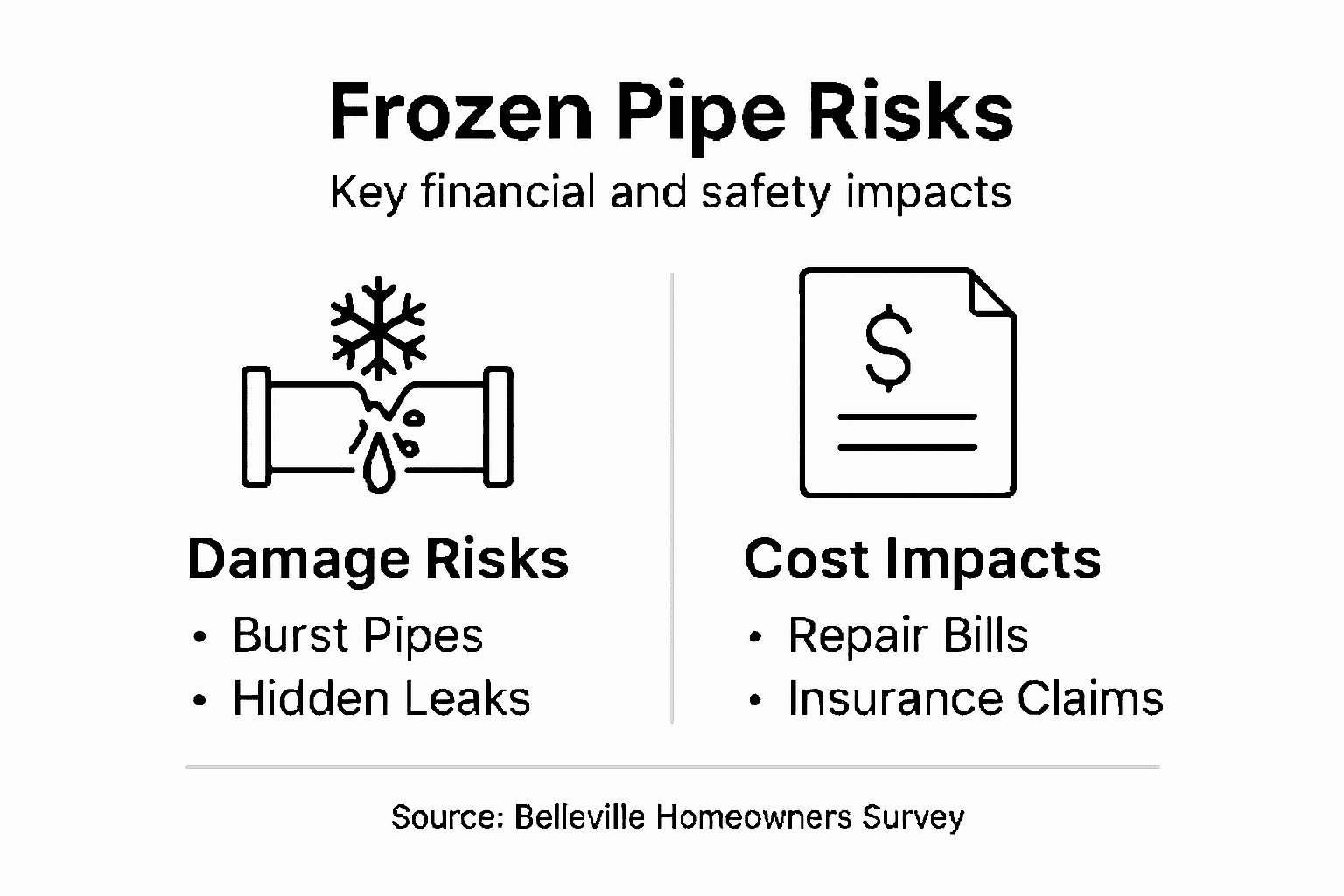 Infographic about financial and safety impacts