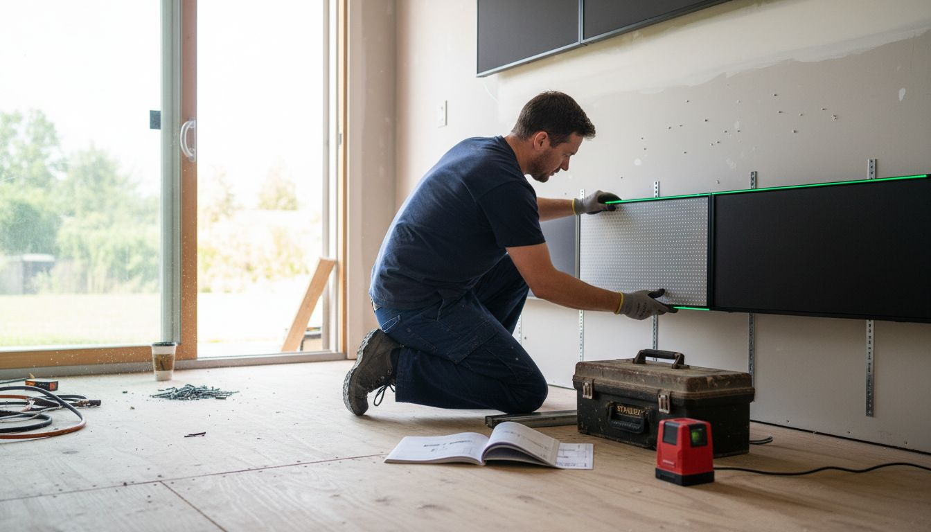 Pro mounts home video wall panel securely