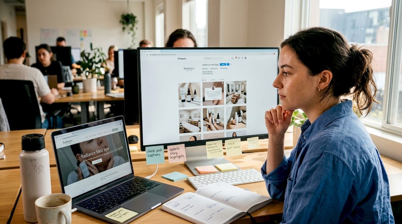 Assistant checking online branding consistency screens