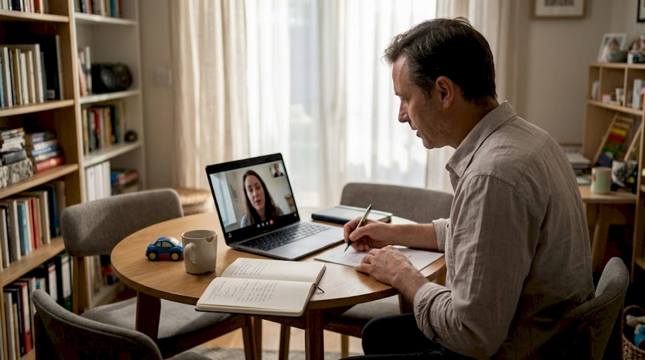 Psychologist revising autism therapy plan