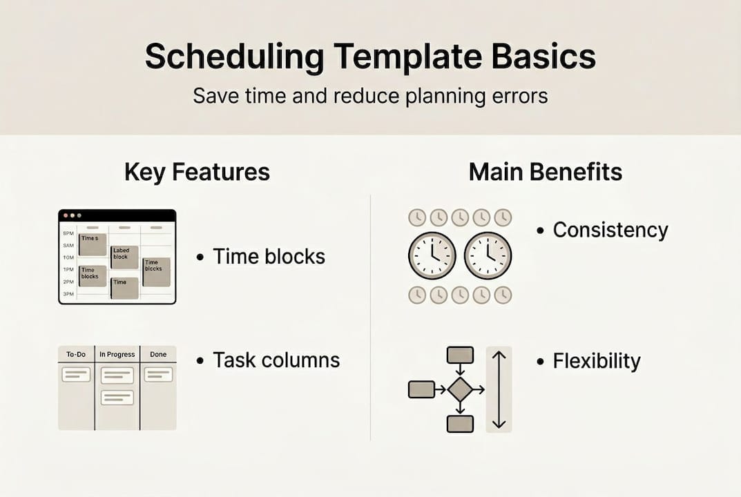 Scheduling templates: simplify planning & save time