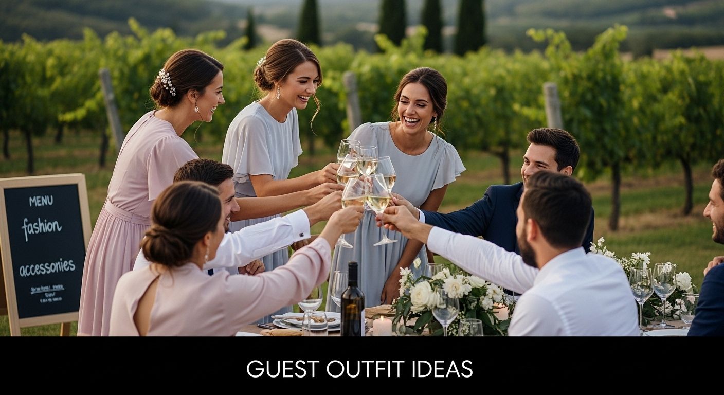 destination wedding bridesmaids guests fashion accessories