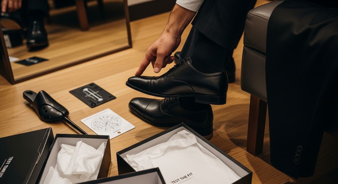 dress shoes fitting
