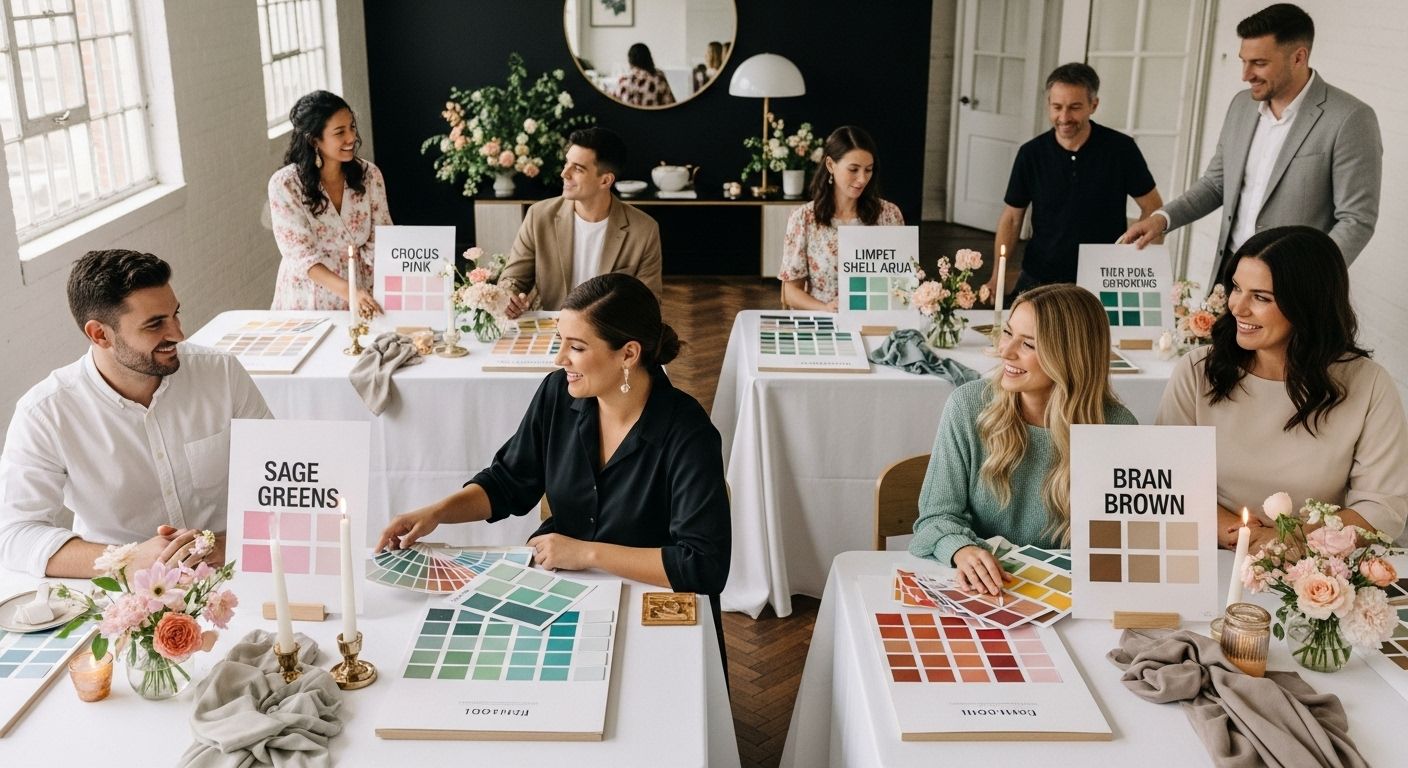 wedding color palettes 2025